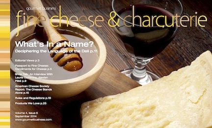 Fine Cheese & Charcuterie September 2014